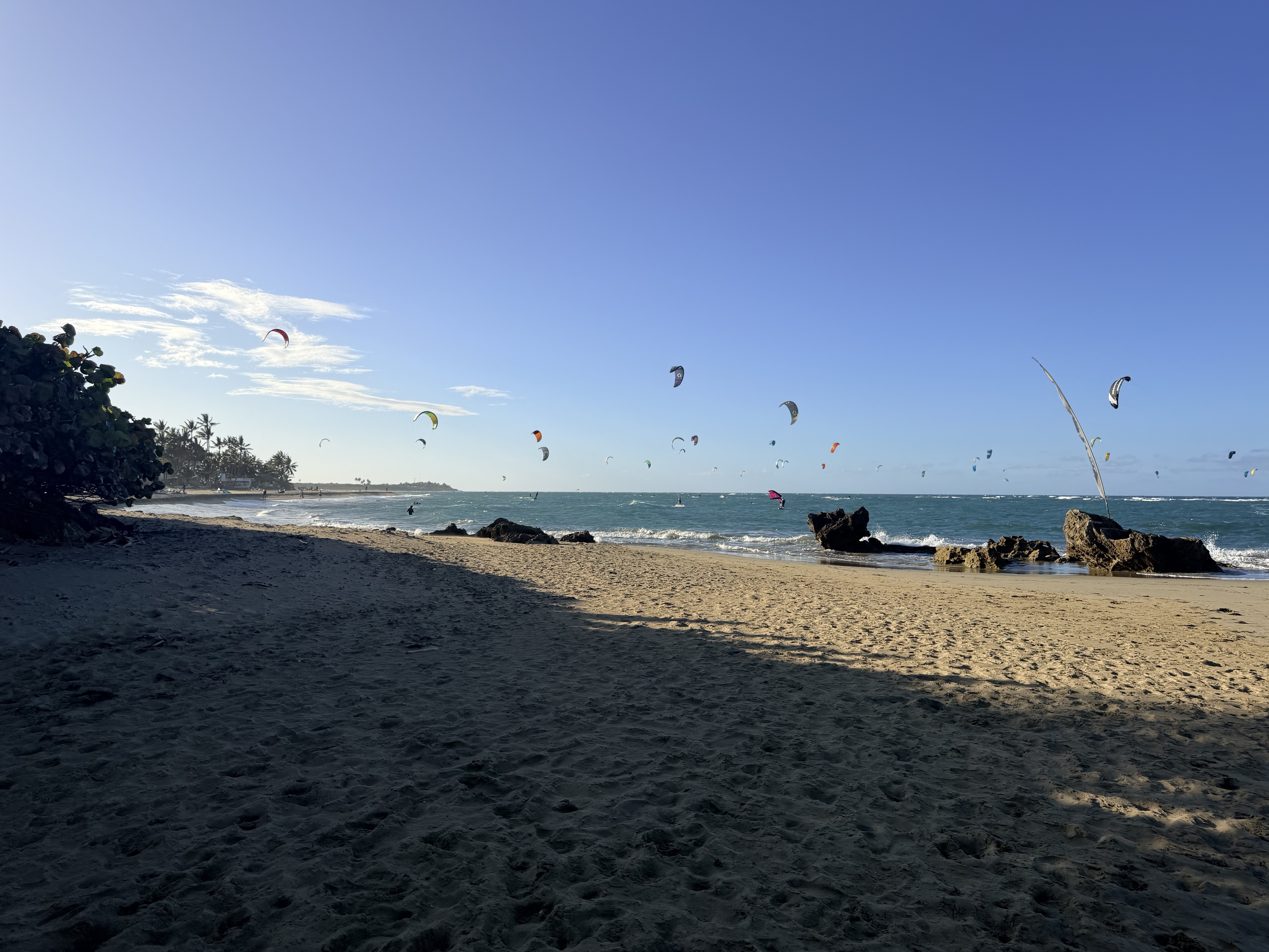 Cabarete beach scene