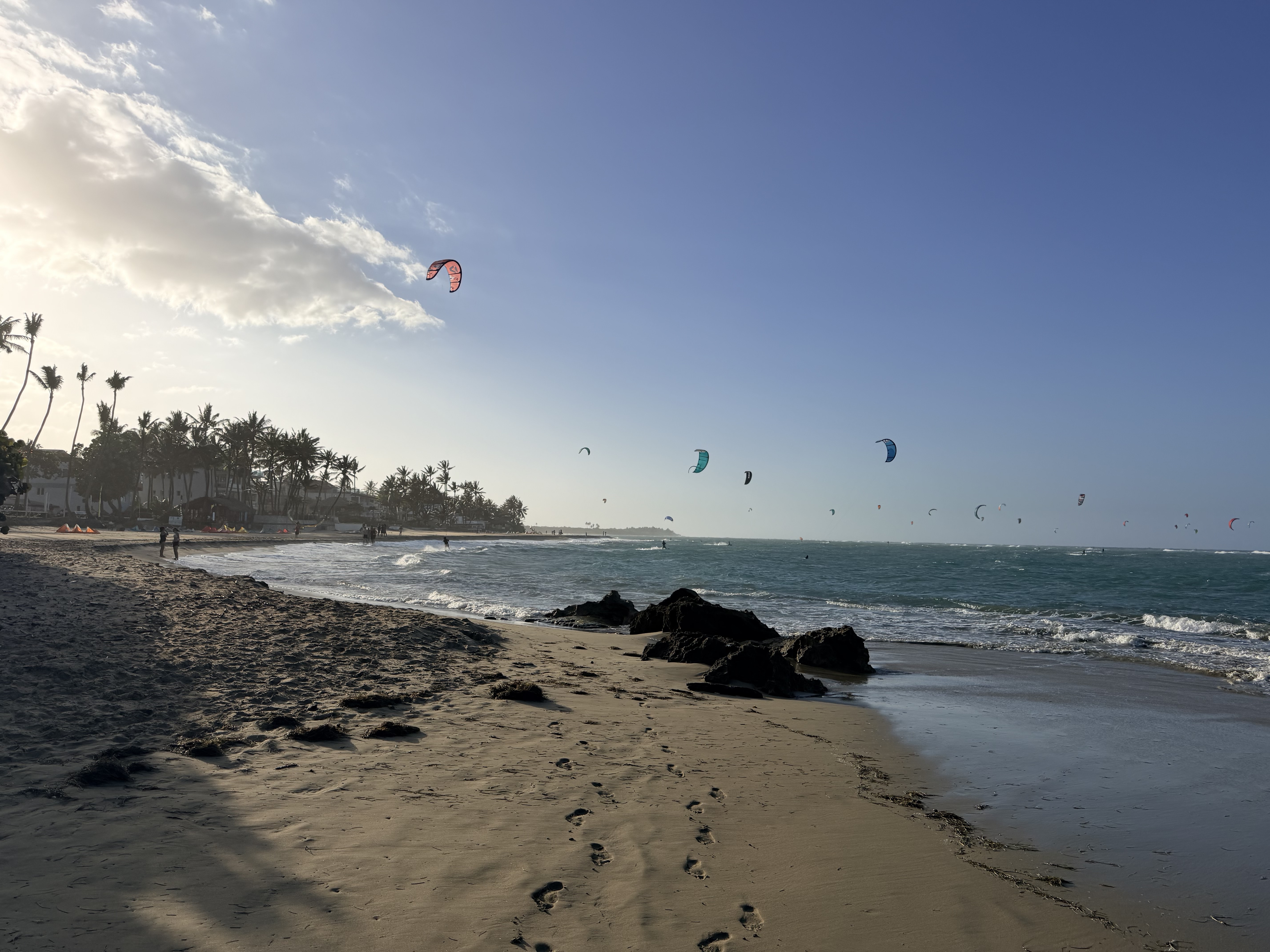 Kite Beach from the air