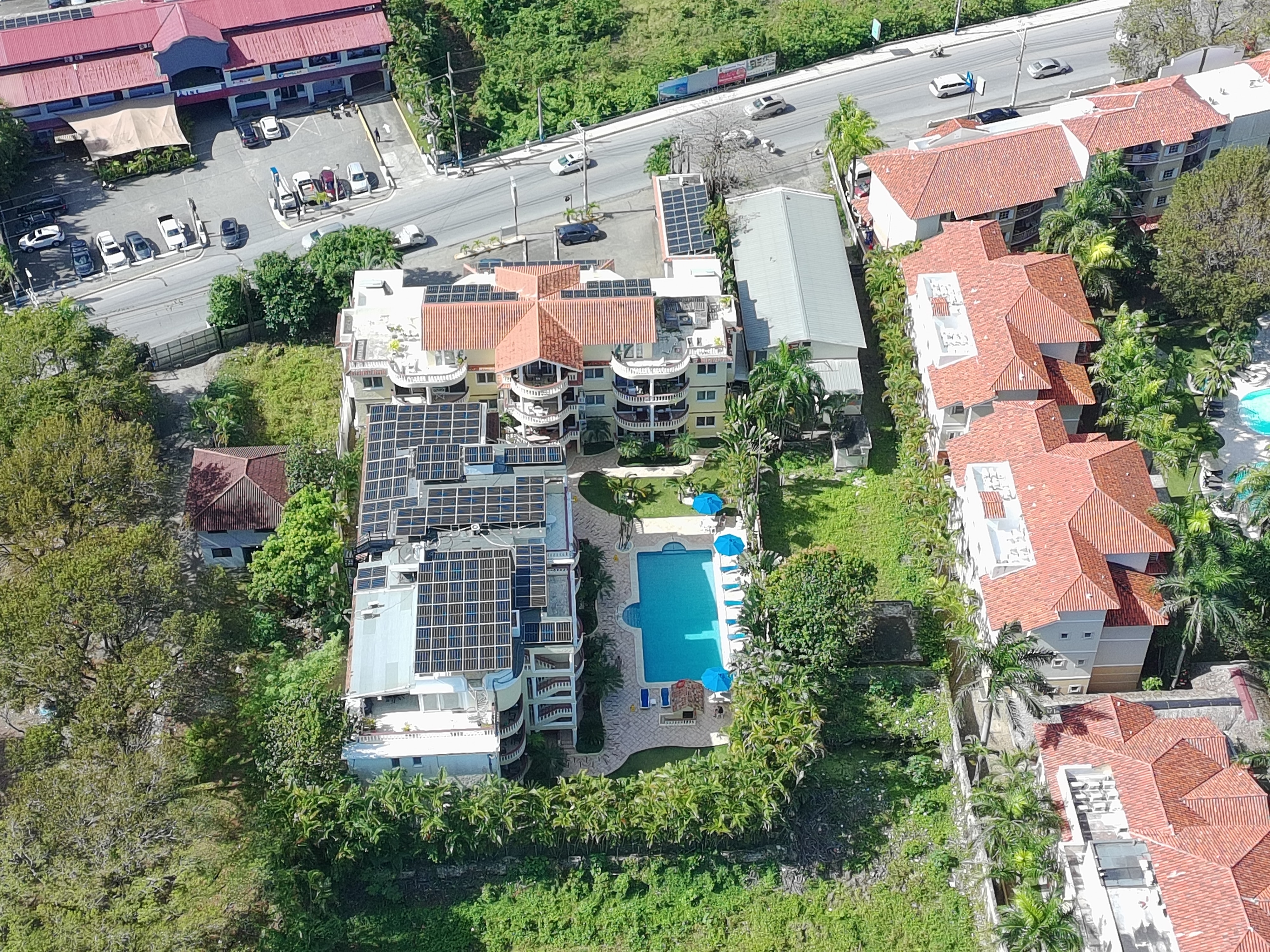 Kite Beach Cabarete aerial view
